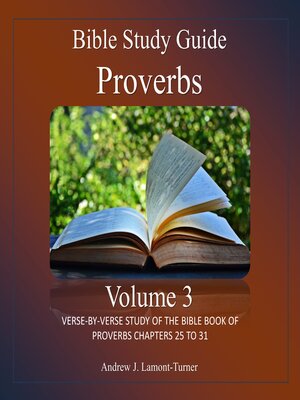 cover image of Bible Study Guide: Proverbs, Volume 3